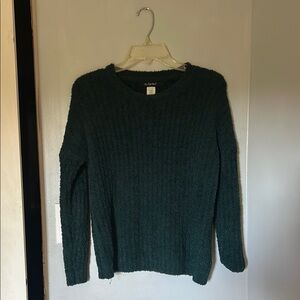 Dark Green Sweater - Cozy Women's Knitwear